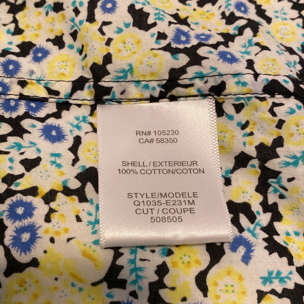 Equipment Two Print Button Down - Size Small - image 4